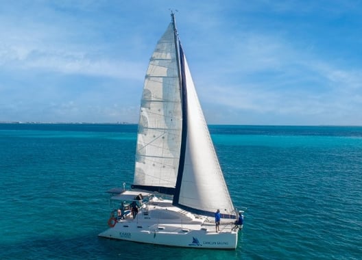 Catamaran Khaya by Cancun Sailing