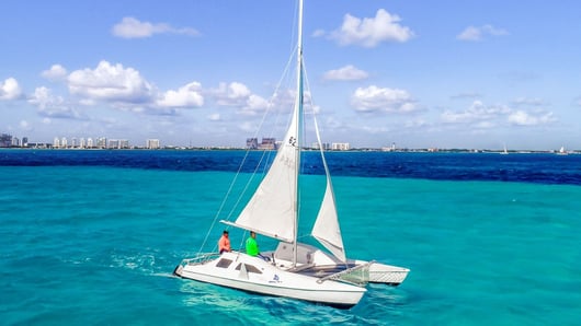 4 - LowRes - Private Isla Mujeres tour in catamaran - Seawind - Cancun Sailing